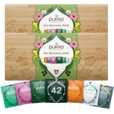Lipton Pukka Coffret Découverte Bambou Sélection de thés et infusions bio et ayurvédiques 2 x 42 - Publicité Lipton Pukka Coffret Découverte Bambou Sélection de thés et infusions bio et ayurvédiques 2 x 42 - Publicité