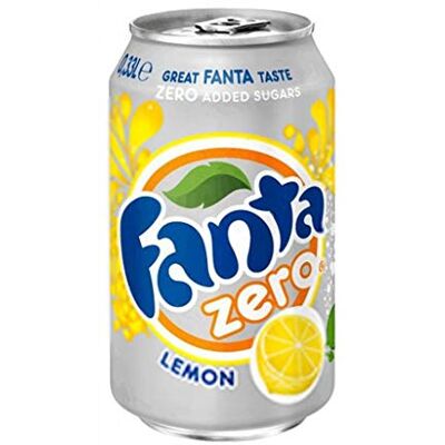 Fanta Citron Zéro 33cl (pack de 24) - Publicité Fanta Citron Zéro 33cl (pack de 24) - Publicité