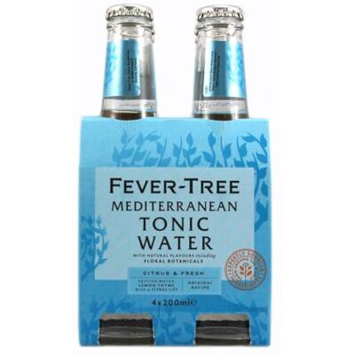 FEVER-TREE Mediterranean Tonic Water Fever Tree 20cl - Publicité FEVER-TREE Mediterranean Tonic Water Fever Tree 20cl - Publicité