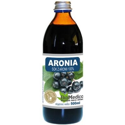 EkaMedica Jus d'aronia 100% - 500 ml - Publicité EkaMedica Jus d'aronia 100% - 500 ml - Publicité