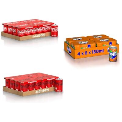Italian Gourmet E.R. Mini boîtes de 24 x 150 ml + mini boîtes Zero 24 x 150 ml + Fanta Orange 150 ml Mini boîtes 24 x 150 ml, boîte 100% recyclable, boisson non alcoolisée - Publicité Italian Gourmet E.R. Mini boîtes de 24 x 150 ml + mini boîtes Zero 24 x 150 ml + Fanta Orange 150 ml Mini boîtes 24 x 150 ml, boîte 100% recyclable, boisson non alcoolisée - Publicité
