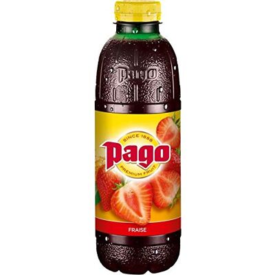 Pago Fraise 75Cl Lot De 4 Livraison Offerte - Publicité Pago Fraise 75Cl Lot De 4 Livraison Offerte - Publicité