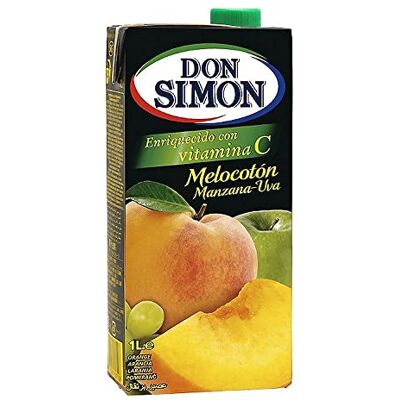 DON SIMON Zumo Melocotón Y Uva 1L - Publicité DON SIMON Zumo Melocotón Y Uva 1L - Publicité