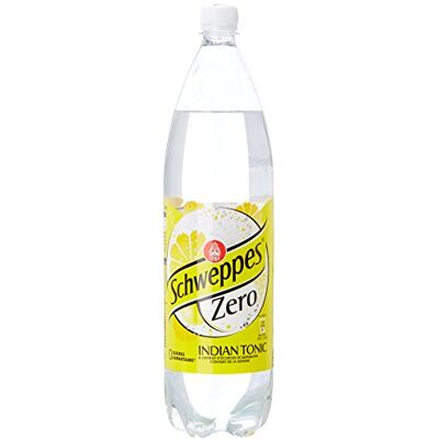 Schweppes Indian Tonic Zero, Bouteille de 1,5L - Publicité Schweppes Indian Tonic Zero, Bouteille de 1,5L - Publicité