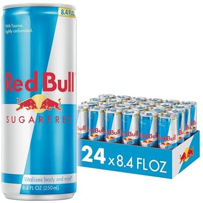 Red Bull Energy Drink, Sugar Free, 8.4 Fl Oz (24 Pack) - Publicité Red Bull Energy Drink, Sugar Free, 8.4 Fl Oz (24 Pack) - Publicité