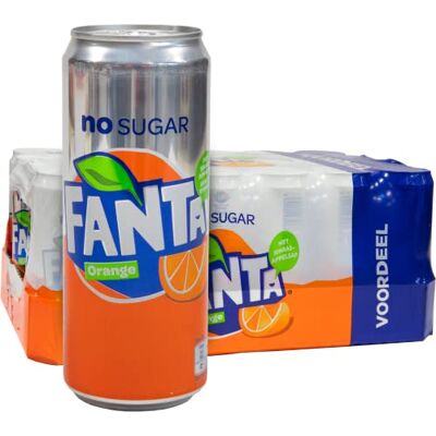 Fanta Orange Zero 330ml (Pack de 24 x 330ml) - Publicité Fanta Orange Zero 330ml (Pack de 24 x 330ml) - Publicité