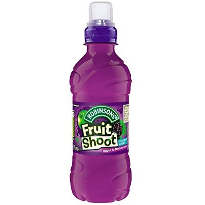 Robinsons Boisson Fruit Shoot à la pomme et au cassis lot de 3 bouteilles de 275 ml - Publicité Robinsons Boisson Fruit Shoot à la pomme et au cassis lot de 3 bouteilles de 275 ml - Publicité