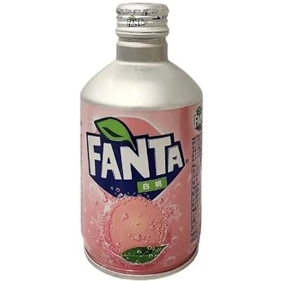 Fanta White Peach Boisson gazeuse du Japon 300 ml (6) - Publicité Fanta White Peach Boisson gazeuse du Japon 300 ml (6) - Publicité