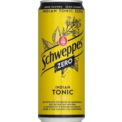 Schweppes Light 0%, Boisson Gazeuse Rafraîchissante Aux Extraits D'Écorces De Quinquina Et D'Oranges Amères 33cl - Publicité Schweppes Light 0%, Boisson Gazeuse Rafraîchissante Aux Extraits D'Écorces De Quinquina Et D'Oranges Amères 33cl - Publicité
