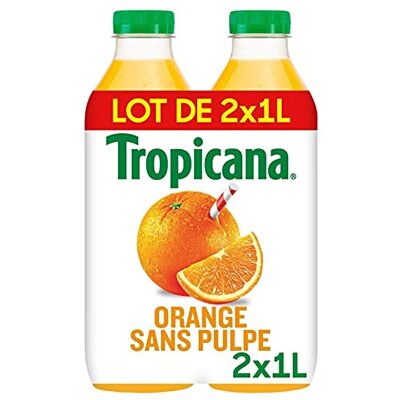 genéric TROPICANA Tropicana Pure Premium Orange Sans Pulpe 2 X 1L Un Articles - Publicité genéric TROPICANA Tropicana Pure Premium Orange Sans Pulpe 2 X 1L Un Articles - Publicité