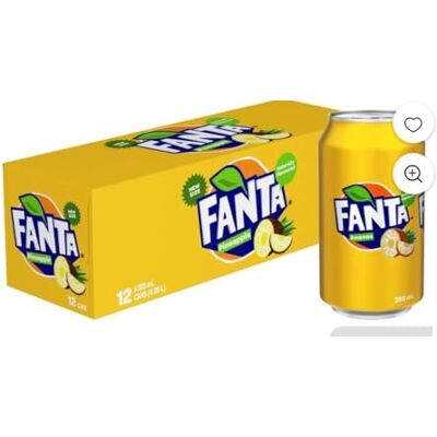 Fanta Pineapple Canettes 12 x 35 cl - Publicité Fanta Pineapple Canettes 12 x 35 cl - Publicité