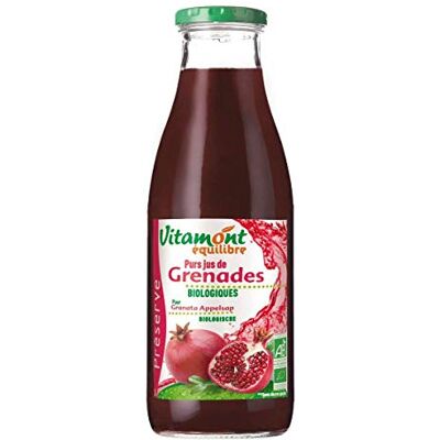 VITAMONT Pur Jus de Grenade Non Filtré 1 Unité - Publicité VITAMONT Pur Jus de Grenade Non Filtré 1 Unité - Publicité