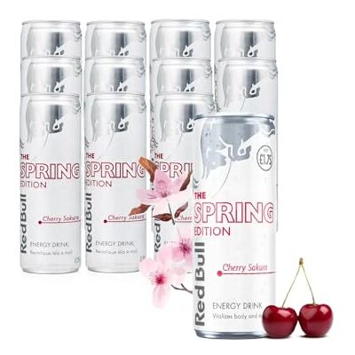 Red Bull The Spring Edition Cherry Sakura 12 x 250ml - Publicité Red Bull The Spring Edition Cherry Sakura 12 x 250ml - Publicité