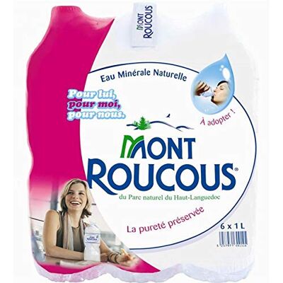 géneric MONT ROUCOUS Eau Minérale 6X1L (Lot De 1) Best Deal - Publicité géneric MONT ROUCOUS Eau Minérale 6X1L (Lot De 1) Best Deal - Publicité
