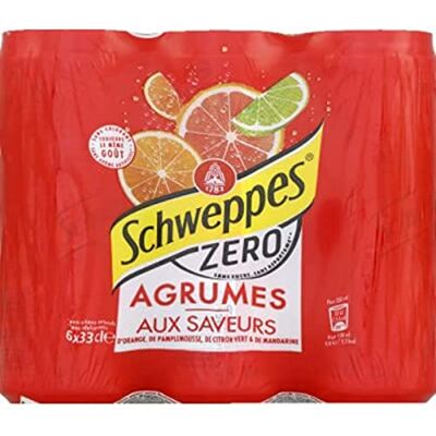 Schweppes Zero Boisson, 6 x 330ml - Publicité Schweppes Zero Boisson, 6 x 330ml - Publicité
