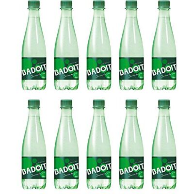 Badoit Natural Spring Lot de 10 bouteilles en plastique pour eau pétillante de 500 ml au total 500 ml - Publicité Badoit Natural Spring Lot de 10 bouteilles en plastique pour eau pétillante de 500 ml au total 500 ml - Publicité