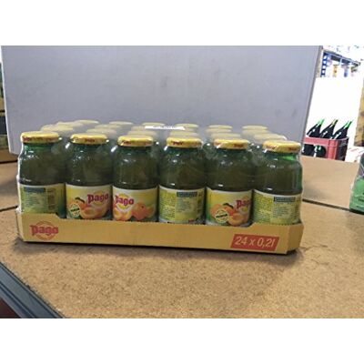 Pago jus d'abricot cl 20 x 24 bouteilles de verre de jus de fruit - Publicité Pago jus d'abricot cl 20 x 24 bouteilles de verre de jus de fruit - Publicité