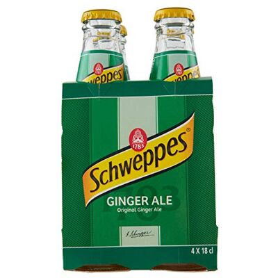 Schweppes GINGERALE 4 X 18 CL - Publicité Schweppes GINGERALE 4 X 18 CL - Publicité