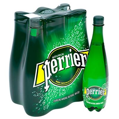 Perrier - Bruiswater - 1L - Pack 6 - Eau pétillante - Publicité Perrier - Bruiswater - 1L - Pack 6 - Eau pétillante - Publicité