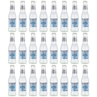 FEVER-TREE Naturally Light Indian Tonic Water 200ml x Case of 24 - Publicité FEVER-TREE Naturally Light Indian Tonic Water 200ml x Case of 24 - Publicité