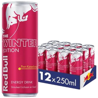 Red Bull Winter Edition (Pear Cinnamon) 12x 250ml - Publicité Red Bull Winter Edition (Pear Cinnamon) 12x 250ml - Publicité