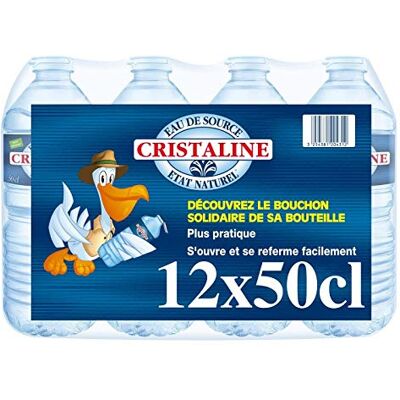 genéric CRISTALINE Cristaline eau de source naturelle 12x50cl Un Articles - Publicité genéric CRISTALINE Cristaline eau de source naturelle 12x50cl Un Articles - Publicité