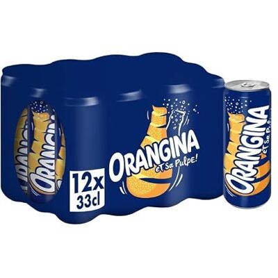 Orangina Classique Slim 12X330Ml Vendu Par Unité - Publicité Orangina Classique Slim 12X330Ml Vendu Par Unité - Publicité