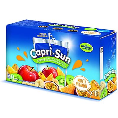Sun Capri de soleil Capri de soleil multi Vitamine 10 Box Pack de 4 (4 x 200 ml) - Publicité Sun Capri de soleil Capri de soleil multi Vitamine 10 Box Pack de 4 (4 x 200 ml) - Publicité