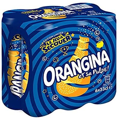 Orangina L'original Boisson gazeuse A la pulpe d'orange 6x33cl - Publicité Orangina L'original Boisson gazeuse A la pulpe d'orange 6x33cl - Publicité