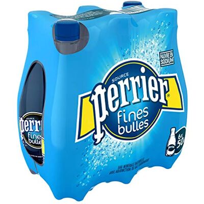Perrier Fines Bulles Eau Minérale, 6 x 500ml - Publicité Perrier Fines Bulles Eau Minérale, 6 x 500ml - Publicité
