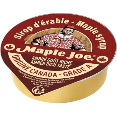 Maple Joe 120 Coupelles de sirop d'érable ® - Publicité Maple Joe 120 Coupelles de sirop d'érable ® - Publicité