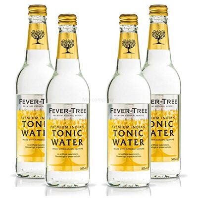 Fever-Tree-Fever-Tree Fever-Tree Premium Indian Tonic Water 4 x 500 ml = 2000 ml - Publicité Fever-Tree-Fever-Tree Fever-Tree Premium Indian Tonic Water 4 x 500 ml = 2000 ml - Publicité