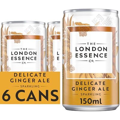 The London Essence Co. , Ginger Ale, 150 ml (lot de 6) - Publicité The London Essence Co. , Ginger Ale, 150 ml (lot de 6) - Publicité