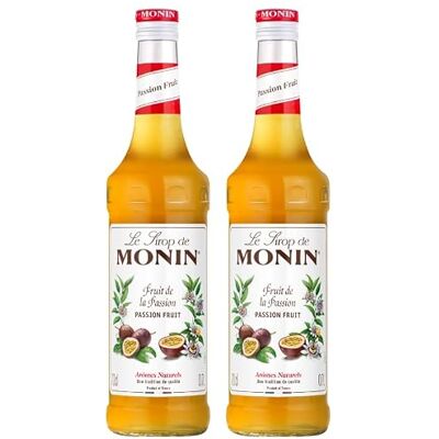 Monin lot de 2 bouteilles Sirop de Passion Pour Cocktail, Thé Glacé, Limonade Arômes Naturels Bouteille en Verre 2 * 70 cl - Publicité Monin lot de 2 bouteilles Sirop de Passion Pour Cocktail, Thé Glacé, Limonade Arômes Naturels Bouteille en Verre 2 * 70 cl - Publicité
