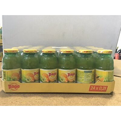 Pago Succo ARANCIO 20 cl. vetro a perdere Pacchi da 24 bottiglie - Publicité Pago Succo ARANCIO 20 cl. vetro a perdere Pacchi da 24 bottiglie - Publicité