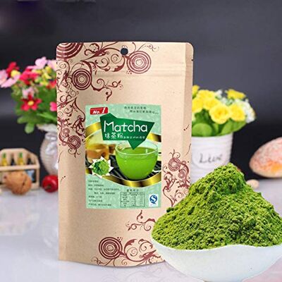 HELLOYOUNG 100g (0.22LB) thé vert japonais Matcha naturel Thé Matcha thé Thé chinois Thé cru Sheng cha Nourriture verte - Publicité HELLOYOUNG 100g (0.22LB) thé vert japonais Matcha naturel Thé Matcha thé Thé chinois Thé cru Sheng cha Nourriture verte - Publicité