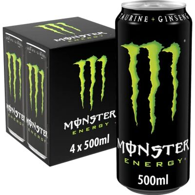 Monster Cable Energy Drink 4 x 500 ml - Publicité Monster Cable Energy Drink 4 x 500 ml - Publicité