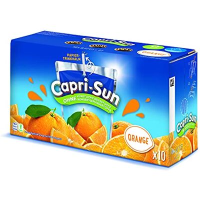 Sun Capri de soleil Capri de soleil orange 10 Box Pack de 4 (4 x 200 ml) - Publicité Sun Capri de soleil Capri de soleil orange 10 Box Pack de 4 (4 x 200 ml) - Publicité