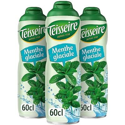 Teisseire Sirop de Menthe Glaciale pour Boisson Rafraîchissante, Cocktails, Bidon Recyclable (Pack de 3) - Publicité Teisseire Sirop de Menthe Glaciale pour Boisson Rafraîchissante, Cocktails, Bidon Recyclable (Pack de 3) - Publicité