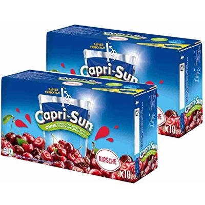 Capri Sun Cerise 20cl (pack de 10) - Publicité Capri Sun Cerise 20cl (pack de 10) - Publicité