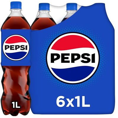 Pepsi Soda au Cola Classique Lot de 6x1L - Publicité Pepsi Soda au Cola Classique Lot de 6x1L - Publicité