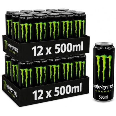 Monster Cable Energy Drink Can , 500 Ml (Lot De 24) - Publicité Monster Cable Energy Drink Can , 500 Ml (Lot De 24) - Publicité