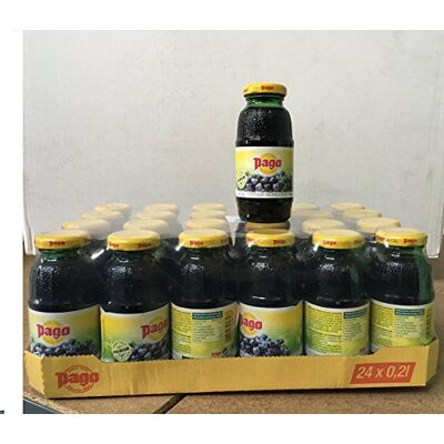 Pago jus de canneberge cl 20 x 24 bouteilles de verre jus de fruit - Publicité Pago jus de canneberge cl 20 x 24 bouteilles de verre jus de fruit - Publicité