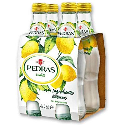 PEDRAS SABORES Eau gazeuse citron - Boissons - Publicité PEDRAS SABORES Eau gazeuse citron - Boissons - Publicité
