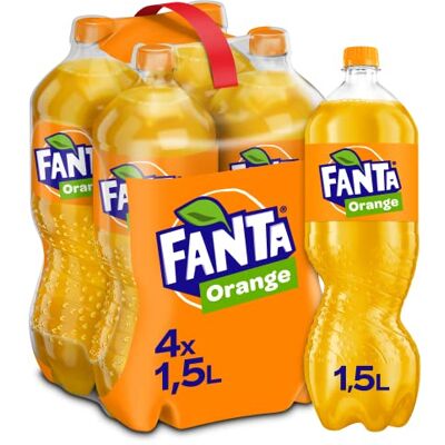 Fanta Orange 1,5L (pack de 4) - Publicité Fanta Orange 1,5L (pack de 4) - Publicité