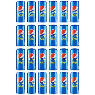 Pepsi Lot de 24 boîtes de boisson gazeuse au citron vert 330 ml - Publicité Pepsi Lot de 24 boîtes de boisson gazeuse au citron vert 330 ml - Publicité