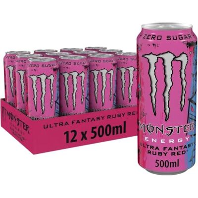 Monster Cable Energy Ultra 12 x 500 ml Ruby Red - Publicité Monster Cable Energy Ultra 12 x 500 ml Ruby Red - Publicité