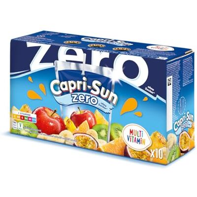 Capri Sun Multivitamine Zero (40 x 200 ml) - Publicité Capri Sun Multivitamine Zero (40 x 200 ml) - Publicité