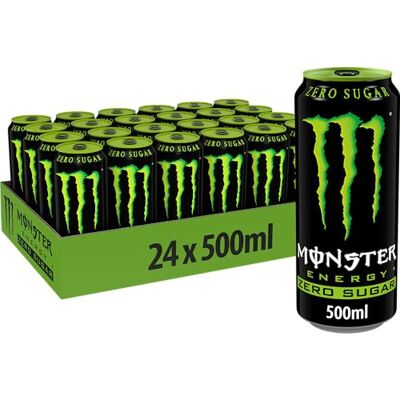 Monster Cable Energy Green Zero Sucres, Boisson Énergétique au Goût Exceptionnel avec Mélange Énergétique et 180 mg de Caféine, Sans Sucres, Lot de 24 Canettes de 500 ml - Publicité Monster Cable Energy Green Zero Sucres, Boisson Énergétique au Goût Exceptionnel avec Mélange Énergétique et 180 mg de Caféine, Sans Sucres, Lot de 24 Canettes de 500 ml - Publicité