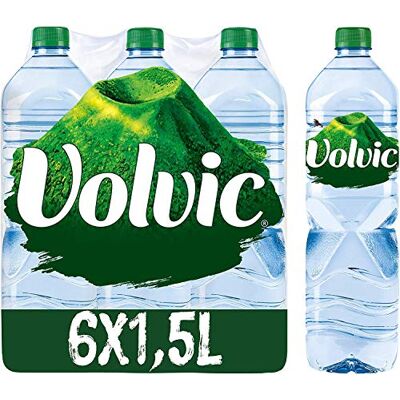 Volvic Eau Minérale Naturelle, 6 x 1,5L - Publicité Volvic Eau Minérale Naturelle, 6 x 1,5L - Publicité